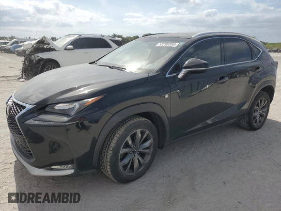 2015 Lexus NX 200t with VIN JTJYARBZ3F2000441, listed as a Copart auction lot 53290365 with 81,653 mi miles and Non Repairable. Bid and sale history available at carsss.com. Image 1.