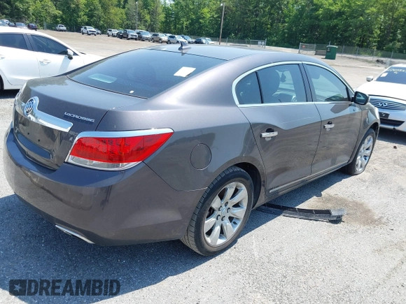 2013 Buick LaCrosse Premium 1 with VIN 1G4GF5E32DF291502, listed as a IAAI auction lot 42428495 with Not provided miles and . Bid and sale history available at DreamBid. Image 4.