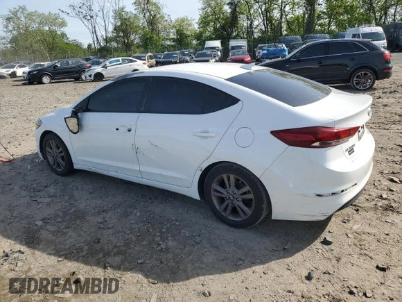 2018 Hyundai Elantra SEL with VIN 5NPD84LF1JH273177, listed as a Copart auction lot 55187265 with 174,107 mi miles and Clean Title. Bid and sale history available at DreamBid. Image 2.