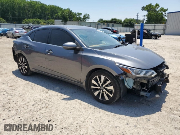 2021 Nissan Sentra SV with VIN 3N1AB8CV6MY326307, listed as a Copart auction lot 61548615 with 79,216 mi miles and Salvage title. Bid and sale history available at DreamBid. Image 4.