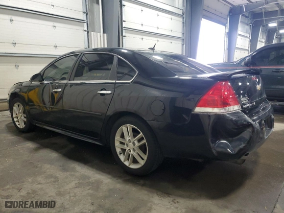 2013 Chevrolet Impala LTZ with VIN 2G1WC5E38D1246315, listed as a Copart auction lot 53482785 with 188,532 mi miles and Salvage Title. Bid and sale history available at carsss.com. Image 2.