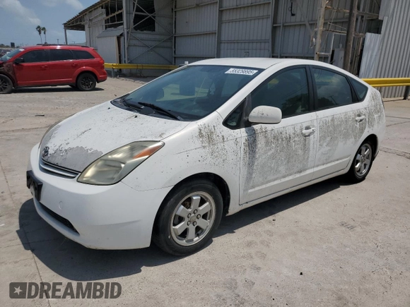 2005 Toyota Prius with VIN JTDKB20U453109374, listed as a Copart auction lot 55329895 with 0 mi miles and Clean Title. Bid and sale history available at carsss.com. Image 1.