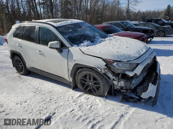 2019 Toyota RAV4 XLE with VIN 2T3W1RFV9KW016629, listed as a Copart auction lot 43346345 with 93,819 mi miles and Clean Title. Bid and sale history available at carsss.com. Image 4.