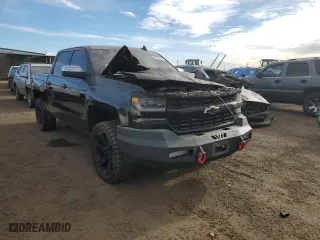 2017 Chevrolet Silverado 1500 LTZ with VIN 3GCUKSEJ0HG145376, listed as a Copart auction lot 85517024 with 0 mi miles and Non Repairable. Bid and sale history available at carsss.com. Image 4.