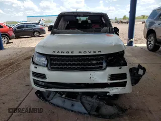2017 Land Rover Range Rover with VIN SALGW2FEXHA371662, listed as a Copart auction lot 59715995 with 55,365 mi miles and Salvage title. Bid and sale history available at DreamBid. Image 5.