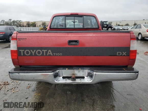 1995 Toyota T100 DX with VIN JT4VD12E2S0002571, listed as a Copart auction lot 89274925 with 257,083 mi miles and Salvage Title. Bid and sale history available at DreamBid. Image 6.