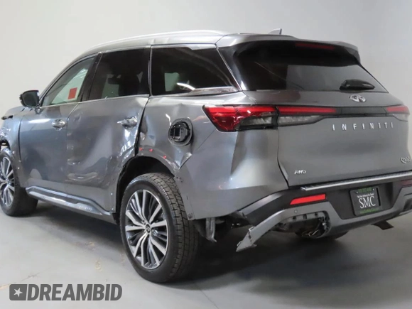 2023 Infiniti QX60 SENSORY with VIN 5N1DL1GS5PC353778, listed as a Copart auction lot 54616945 with 20,386 mi miles and Salvage Title. Bid and sale history available at carsss.com. Image 4.