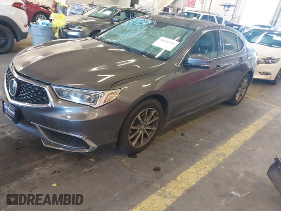 2020 Acura TLX with VIN 19UUB1F37LA006946, listed as a IAAI auction lot 40681393 with 65,754 mi miles. Bid and sale history available at carsss.com. Image 17.