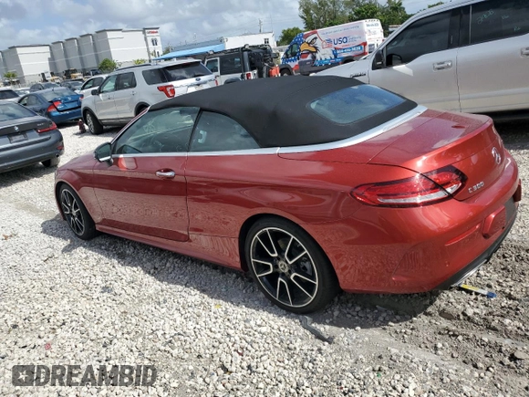 2021 Mercedes-Benz C 300 with VIN W1KWK8DB4MG068481, listed as a Copart auction lot 78740774 with Not Provided miles and Salvage Title. Bid and sale history available at DreamBid. Image 2.