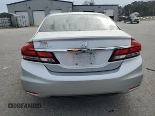 2015 Honda Civic Sedan SE with VIN 19XFB2F72FE040908, listed as a Copart auction lot 48019395 with 98,486 mi miles and Salvage Title. Bid and sale history available at carsss.com. Image 6.