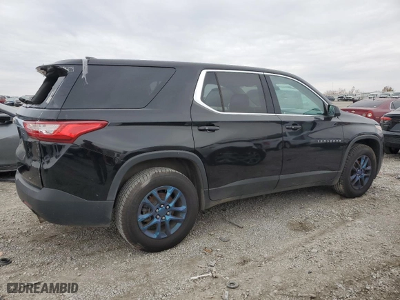 2018 Chevrolet Traverse LS with VIN 1GNERFKW2JJ118778, listed as a Copart auction lot 82765324 with 181,432 mi miles and Salvage Title. Bid and sale history available at carsss.com. Image 3.