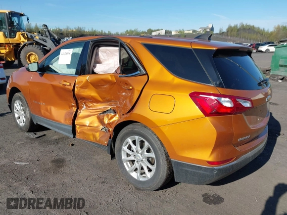 2018 Chevrolet Equinox LT with VIN 2GNAXSEV6J6124161, listed as a IAAI auction lot 42128338 with 69,105 mi miles and . Bid and sale history available at carsss.com. Image 3.