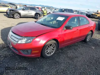 2010 Ford Fusion S with VIN 3FAHP0GA7AR228386, listed as a IAAI auction lot 41613583 with 99,281 mi miles. Bid and sale history available at carsss.com. Image 2.
