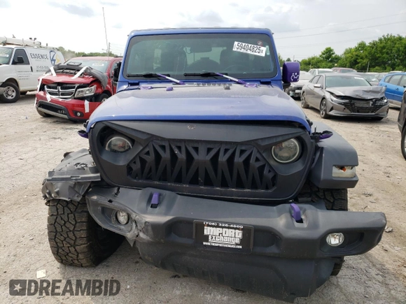 2018 Jeep Wrangler Unlimited Sport с VIN 1C4HJXDG5JW176850, выставлен на аукционе Copart как лот 59404825 с пробегом 99 383 миль миль и Списание • Salvage title. История ставок и продаж доступна на DreamBid. Изображение 5.