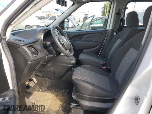 2020 Ram ProMaster City Cargo Van Tradesman with VIN ZFBHRFAB3L6R48022, listed as a Copart auction lot 50402055 with 81,484 mi miles and Salvage Title. Bid and sale history available at carsss.com. Image 7.