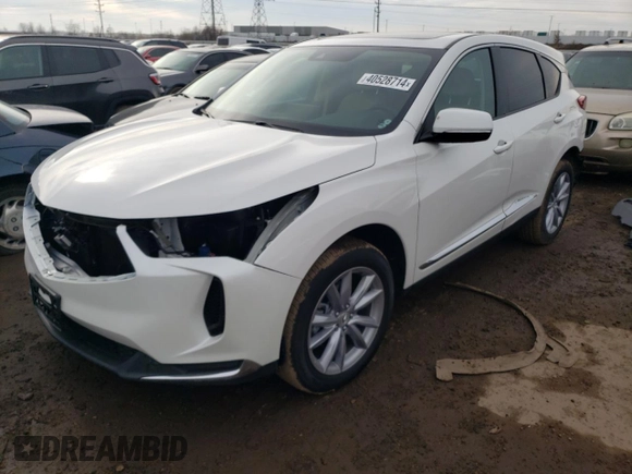 2023 Acura RDX with VIN 5J8TC2H38PL025740, listed as a Copart auction lot 40528714 with 1,142 mi miles and Salvage Title. Bid and sale history available at carsss.com. Image 1.