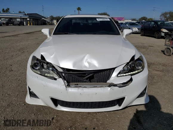 2012 Lexus IS 350 with VIN JTHBE5C29C5029765, listed as a Copart auction lot 41739515 with 135,099 mi miles and Salvage title. Bid and sale history available at DreamBid. Image 5.