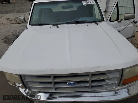 1996 Ford F-150 with VIN 1FTEX14H2TKA10044, listed as a Copart auction lot 78875674 with 0 mi miles and Salvage Title. Bid and sale history available at carsss.com. Image 11.