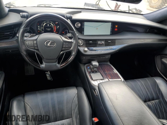 2019 Lexus LS 500 with VIN JTHB51FF0K5007160, listed as a Copart auction lot 42349845 with 65,047 mi miles and Salvage title. Bid and sale history available at DreamBid. Image 8.