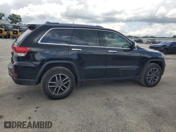 2020 Jeep Grand Cherokee Limited with VIN 1C4RJEBGXLC246617, listed as a Copart auction lot 59770475 with 142,221 mi miles and Salvage title. Bid and sale history available at DreamBid. Image 3.