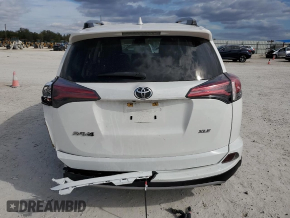 2017 Toyota RAV4 XLE with VIN JTMWFREV4HJ709358, listed as a Copart auction lot 42289365 with 44,900 mi miles and Salvage Title. Bid and sale history available at DreamBid. Image 6.