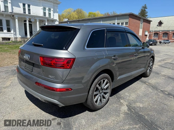 2017 Audi Q7 Premium Plus with VIN WA1LAAF77HD019521, listed as a Copart auction lot 54964215 with 115,978 mi miles and Clean Title. Bid and sale history available at carsss.com. Image 4.
