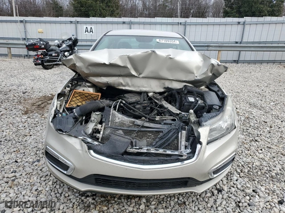 2016 Chevrolet Cruze Limited LT with VIN 1G1PE5SB4G7101810, listed as a Copart auction lot 87189354 with 128,332 mi miles and Salvage Title. Bid and sale history available at carsss.com. Image 5.