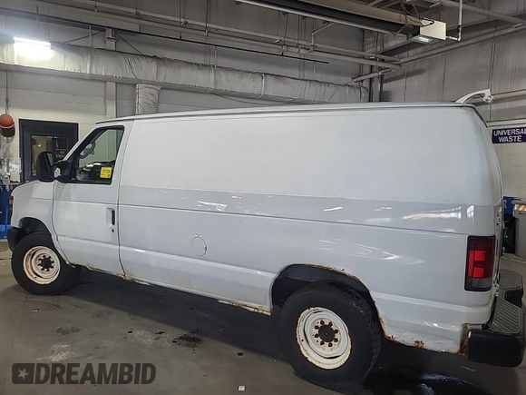 2010 Ford Econoline Cargo Commercial with VIN 1FTNE1EW4ADA91052, listed as a IAAI auction lot 42607935 with 163,519 mi miles and . Bid and sale history available at DreamBid. Image 26.