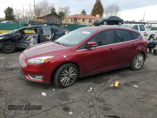 2017 Ford Focus Titanium with VIN 1FADP3N25HL280247, listed as a Copart auction lot 52175065 with 94,633 mi miles and Clean Title. Bid and sale history available at carsss.com. Image 1.