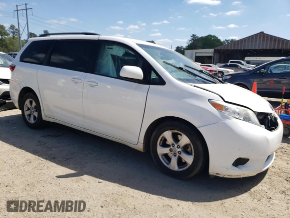 2016 Toyota Sienna LE AAS with VIN 5TDKK3DC9GS708215, listed as a Copart auction lot 52937065 with Not provided miles and Salvage title. Bid and sale history available at DreamBid. Image 4.