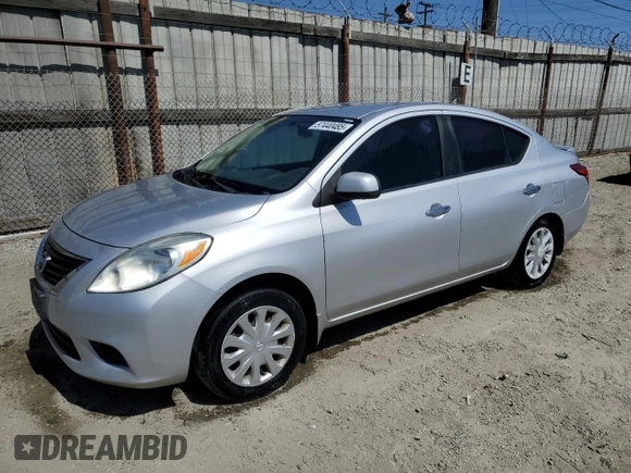 2014 Nissan Versa SV with VIN 3N1CN7APXEL809909, listed as a Copart auction lot 57440485 with 64,187 mi miles and Clean Title. Bid and sale history available at DreamBid. Image 1.