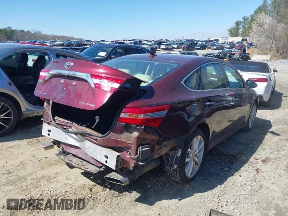 2015 Toyota Avalon Limited with VIN 4T1BK1EB0FU190530, listed as a IAAI auction lot 41727767 with 141,861 mi miles and . Bid and sale history available at DreamBid. Image 4.
