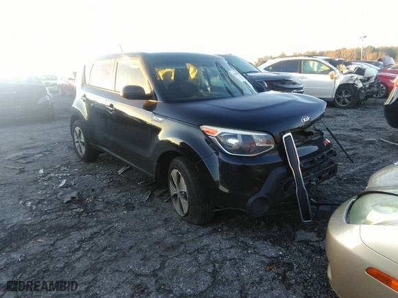 2015 Kia Soul with VIN KNDJN2A21F7801215, listed as a IAAI auction lot 36257040 with 64,558 mi miles. Bid and sale history available at carsss.com. Image 1.