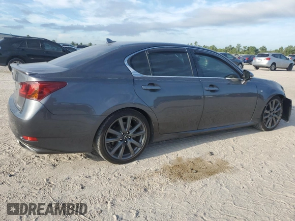2014 Lexus GS 350 with VIN JTHBE1BL4E5038010, listed as a Copart auction lot 62227354 with 128,277 mi miles and Salvage Title. Bid and sale history available at carsss.com. Image 3.
