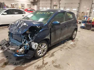 2022 Chevrolet Spark 1LT with VIN KL8CD6SA0NC015249, listed as a IAAI auction lot 41341695 with 33,687 mi miles. Bid and sale history available at carsss.com. Image 2.