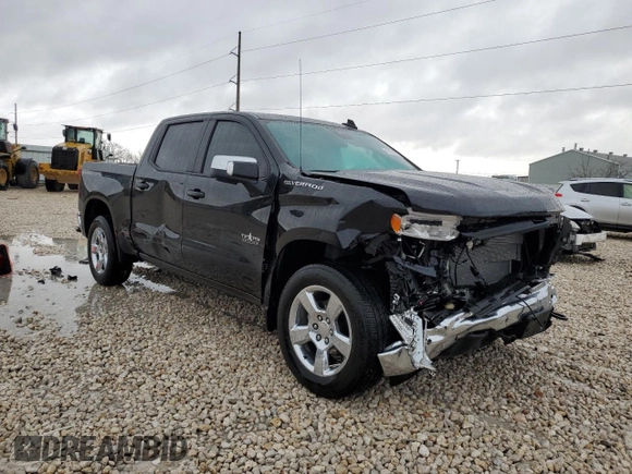 2024 Chevrolet Silverado 1500 LT with VIN 3GCPACED7RG223377, listed as a Copart auction lot 43159535 with 6,296 mi miles and Salvage Title. Bid and sale history available at DreamBid. Image 4.