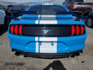 2022 Ford Mustang EcoBoost with VIN 1FA6P8TH0N5132584, listed as a Copart auction lot 45401895 with 14,658 mi miles and Salvage Title. Bid and sale history available at carsss.com. Image 6.