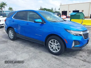 2024 Chevrolet Equinox LT with VIN 3GNAXUEG9RS250203, listed as a IAAI auction lot 42233875 with 26,930 mi miles and . Bid and sale history available at DreamBid. Image 1.