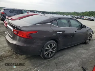 2016 Nissan Maxima SL with VIN 1N4AA6AP7GC434902, listed as a Copart auction lot 58396055 with 107,714 mi miles and Salvage title. Bid and sale history available at DreamBid. Image 3.