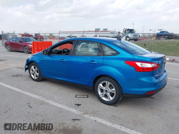 2014 Ford Focus SE with VIN 1FADP3F23EL310193, listed as a IAAI auction lot 41808058 with 53,658 mi miles. Bid and sale history available at carsss.com. Image 3.