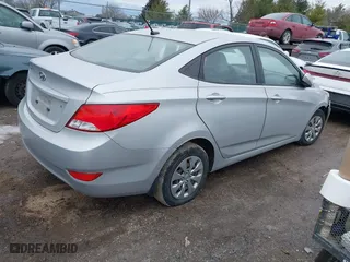 2016 Hyundai Accent SE with VIN KMHCT4AE1GU053634, listed as a IAAI auction lot 41427381 with 130,963 mi miles. Bid and sale history available at carsss.com. Image 4.