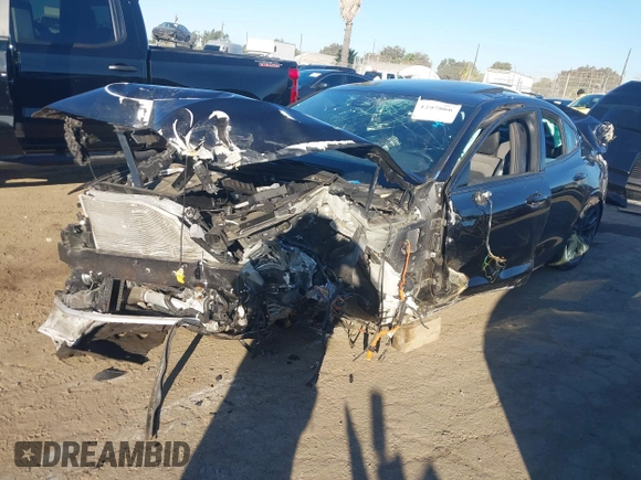 2024 Volvo S60 Plus Black Edition with VIN 7JRH60FH9RG311382, listed as a IAAI auction lot 41297866 with 12,805 mi miles and . Bid and sale history available at DreamBid. Image 2.
