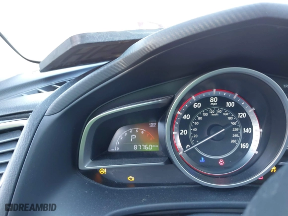 2016 Mazda Mazda3 i Grand Touring with VIN JM1BM1N73G1320541, listed as a IAAI auction lot 41694461 with 87,760 mi miles. Bid and sale history available at carsss.com. Image 7.
