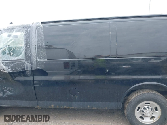 2016 Chevrolet Express Cargo Van with VIN 1GCWGAFGXG1260362, listed as a IAAI auction lot 41813990 with 141,741 mi miles. Bid and sale history available at carsss.com. Image 13.