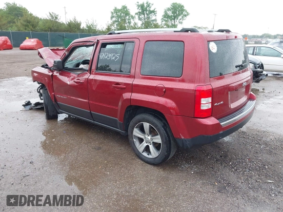 2016 Jeep Patriot Latitude with VIN 1C4NJRFB1GD655044, listed as a IAAI auction lot 42423925 with Not provided miles and . Bid and sale history available at DreamBid. Image 3.