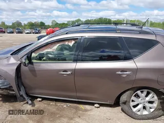 2014 Nissan Murano S with VIN JN8AZ1MW4EW523688, listed as a IAAI auction lot 42325985 with 99,017 mi miles and . Bid and sale history available at DreamBid. Image 14.