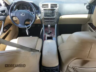 2008 Lexus IS 350 with VIN JTHBE262982015447, listed as a Copart auction lot 54685365 with 217,981 mi miles and Salvage title. Bid and sale history available at DreamBid. Image 8.
