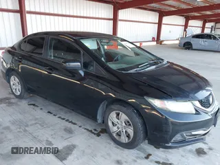 2015 Honda Civic LX with VIN 19XFB2F54FE203055, listed as a IAAI auction lot 40607290 with 206,136 mi miles and . Bid and sale history available at DreamBid. Image 1.