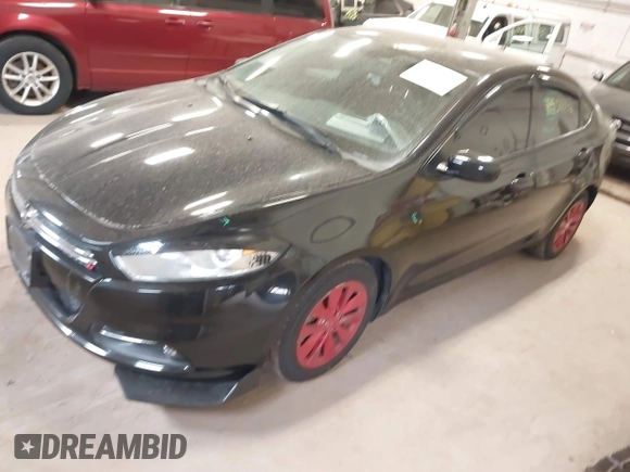 2014 Dodge Dart Aero with VIN 1C3CDFDH9ED716291, listed as a IAAI auction lot 41830025 with 76,031 mi miles and . Bid and sale history available at carsss.com. Image 2.