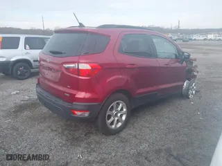 2020 Ford EcoSport SE with VIN MAJ3S2GE9LC338297, listed as a IAAI auction lot 40985505 with 37,495 mi miles. Bid and sale history available at carsss.com. Image 4.